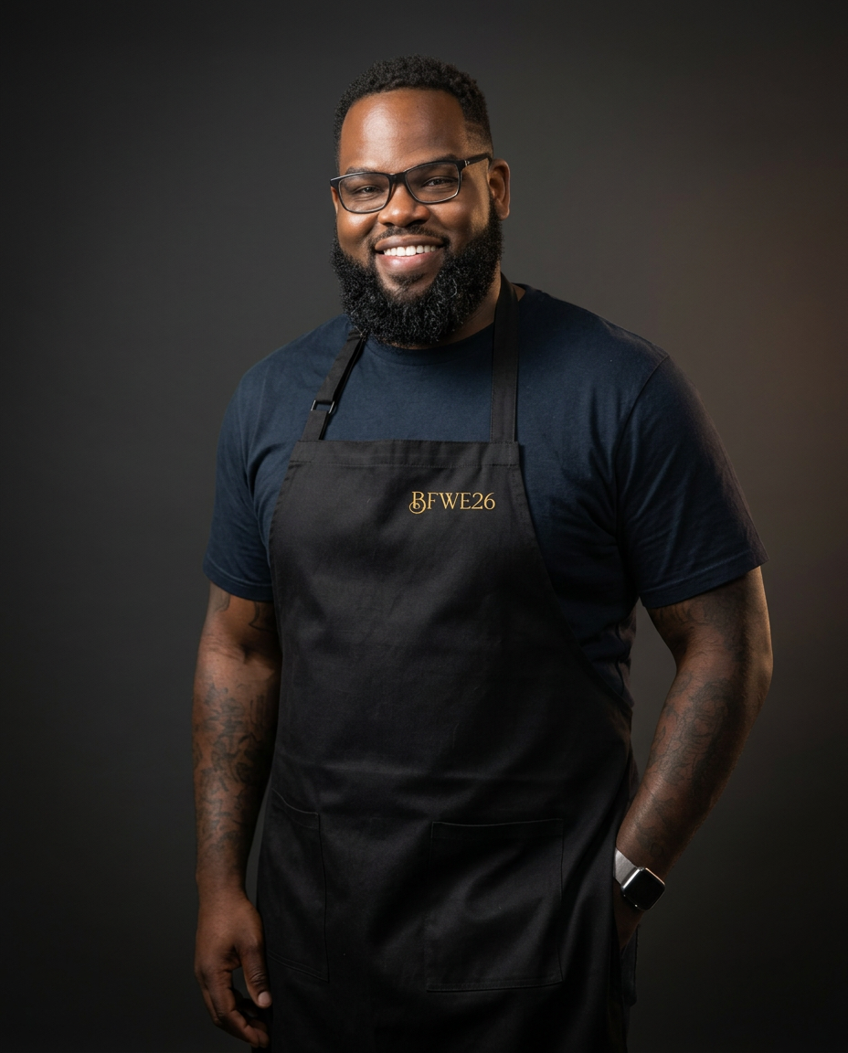 Chef Lamar Moore, premiere chef at the Black Food & Wine Experience